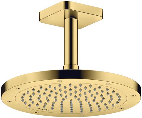 Hansgrohe Decken-Anschlussstück Axor DN 15 100 mm softsquare PGO, 92 mm, Farbe gold Bild 4