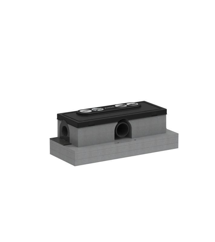 Hansgrohe GK Duschrinnen AXOR uBox universal Ablaufgehaeuse, für Standardinstallation, 87 x 343 x 139 mm Bild 1