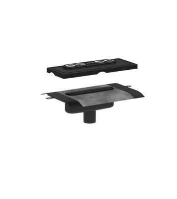 Hansgrohe GK Duschrinnen AXOR uBox universal Ablaufgehaeuse, für vertikale Installation, 142 x 397 x 166 mm Bild 2