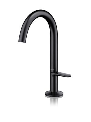 Hansgrohe Waschtischmischer Select 170 Axor One, mit Push-Open Ablaufgarnitur matt, Farbe schwarz Bild 2