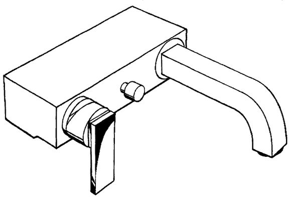 Hansgrohe Wannenmischer Axor Citterio Aufputz BBR, DN 15, Farbe bronze Bild 4