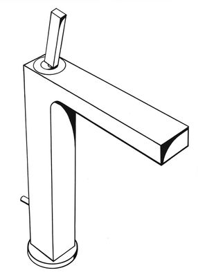 Hansgrohe Einhebel-Waschtischmischer Axor Citterio BBR, für Waschschüssel, Farbe bronze Bild 4