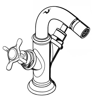 Hansgrohe Zweigriff Bidetarmatur Axor Montreux, Farbe chrom Bild 5