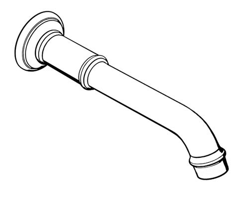 Hansgrohe Wanneneinlauf Axor Montreux, 166 mm, Farbe chrom Bild 4
