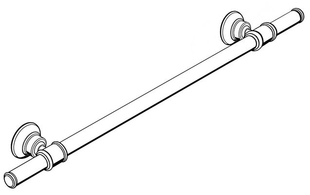 Hansgrohe Badetuchhalter Axor Montreux 600 mm, 54 x 71 x 71 mm, Farbe chrom Bild 6