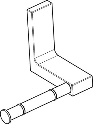Hansgrohe Toilettenpapierhalter Axor Universal Rectangular, 110 x 162 x 162 mm, Farbe chrom Bild 4