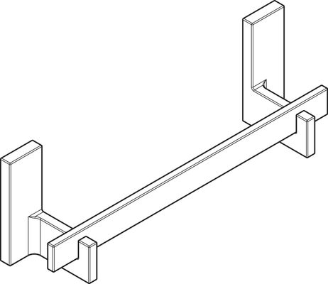 Hansgrohe Haltestange Axor Universal Rectangular PGO, Farbe gold Bild 4