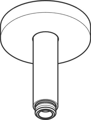 Hansgrohe Decken-Anschlussstück Axor DN 15 100 mm BB, 91 mm, Farbe brass Bild 5