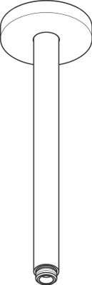 Hansgrohe Decken-Anschlussstück Axor DN 15 300 mm BGO, 91 mm, Farbe gold Bild 7