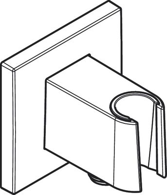 Hansgrohe Schlauchanschluss Fixfit Porter Square Axor mit Rückflussverhinderer, DN 15, Farbe chrom Bild 4