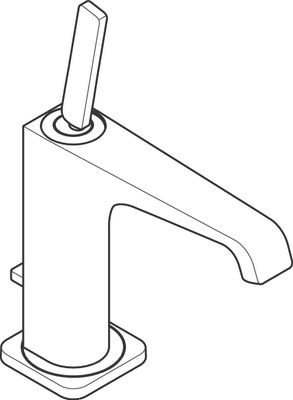 Hansgrohe Waschtischmischer 130 Axor Citterio E BSO, Farbe silber Bild 8