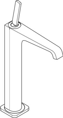 Hansgrohe Waschtischmischer 250 Axor Citterio E Highriser, ohne Zugstange BBR, Farbe bronze Bild 4