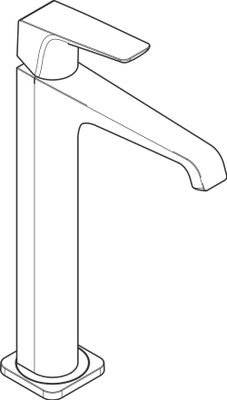 Hansgrohe Waschtischmischer 250 Axor Citterio E Highriser, ohne Zugstange Hebelgr.PRG, Farbe red gold Bild 4