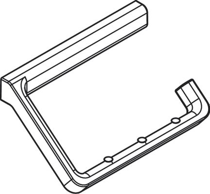 Hansgrohe Papierrollenhalter Axor Universal Accessories, ohne Deckel, 71 x 81 x 81 mm, Farbe chrom Bild 6
