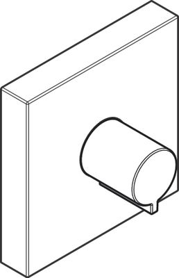 Hansgrohe Fertigset Axor Starck ShowerCollection für Absperrventil 1/2" verchromt, 120 x 120 x 64 mm, Farbe chrom Bild 9