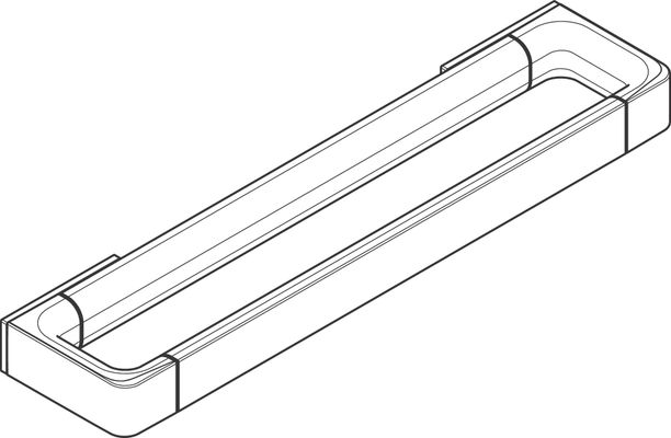 Hansgrohe Haltegriff Axor Universal Accessories 300 mm BN, Farbe nickel Bild 4