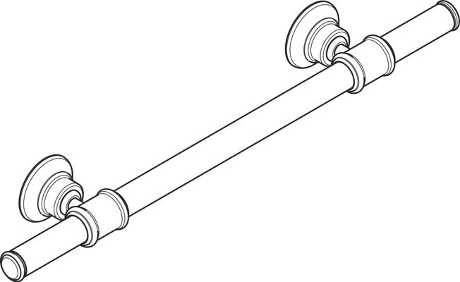 Hansgrohe Haltegriff Axor Montreux PGO, Farbe gold Bild 4