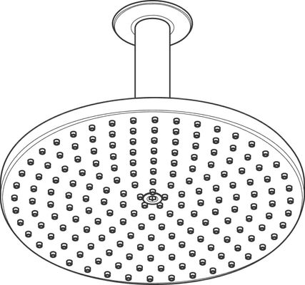Hansgrohe Kopfbrause Raindance S 240 1jet PowderRain Deckenmontage 100, 166 x 240 x 240 x 240 mm, Farbe chrom Bild 8
