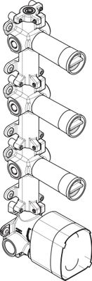 Hansgrohe Grundkörper AXOR One, für Thermostatmodul Unterputz 3 Verbraucher Bild 3