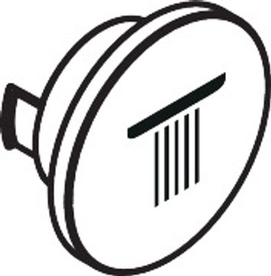 Hansgrohe Symbol Kopfbrause für AXOR Shower Solutions Thermostatmodul Select, Farbe silberfarben Bild 2