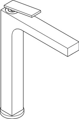 Hansgrohe Waschtischmischer 280 Axor Citterio, für Waschsch.mit Hebelgr.Rautenschliff chr, Farbe chrom Bild 4