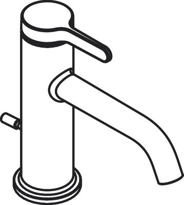 Hansgrohe Waschtischmischer 70 Axor One, mit Hebelgriff u.Zugstangen-Ablaufg.chr, Farbe chrom Bild 4