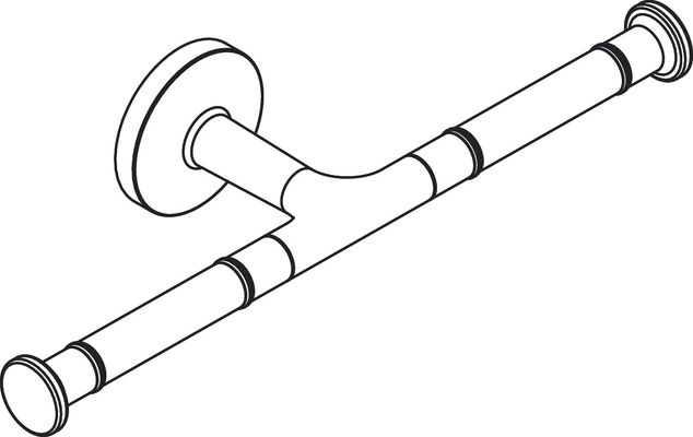 Hansgrohe Toilettenpapierhalter doppelt Axor Universal Circular, 55 x 83 x 83 mm, Farbe chrom Bild 4