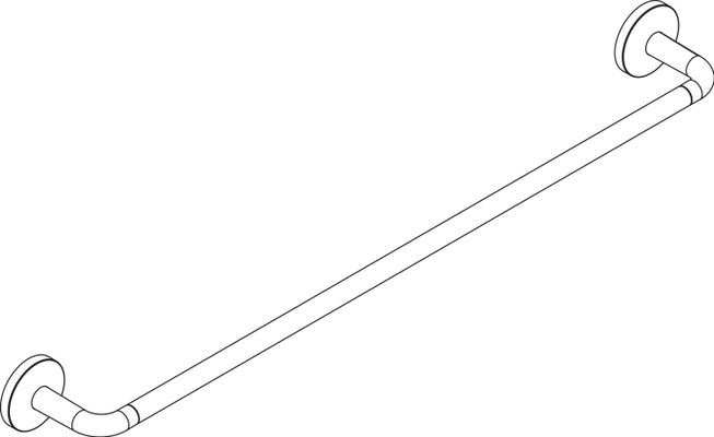 Hansgrohe Badetuchhalter 600 mm Axor Universal Circular BRG, 55 x 78 x 78 mm, Farbe gold Bild 12