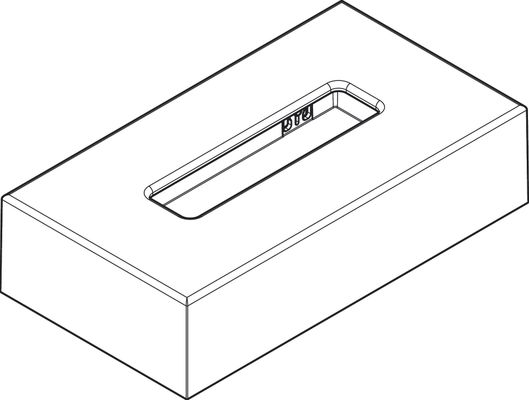 Hansgrohe Kosmetiktuchbox Axor Universal Circular, Farbe chrom Bild 4