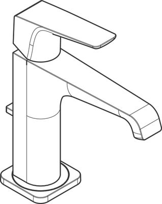 Hansgrohe Waschtischmischer 130 Axor Citterio E Hebelgriff BBR, Farbe bronze Bild 4