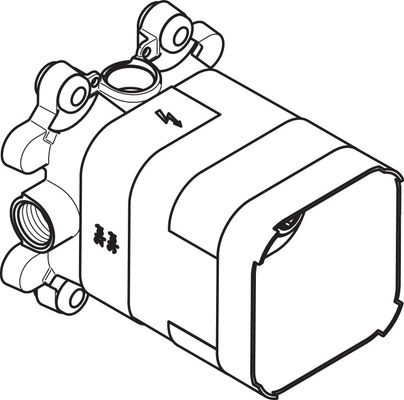 Hansgrohe Axor Grundkörper, für Kopfbrause, mit Brausearm, 2-jet Bild 6