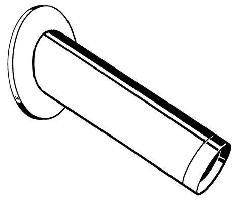 Hansgrohe Wanneneinlauf 3/4" Philippe Starck verchromt, 70 x 122 mm, Farbe chrom Bild 4