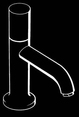 Hansgrohe Standventil Axor Uno BN, für Waschtisch, Farbe nickel Bild 4
