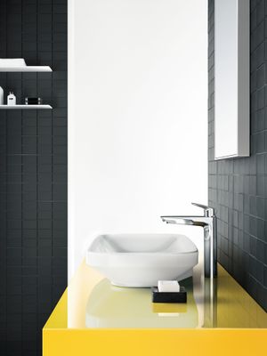Hansgrohe Einhebel-Waschtischmischer hoch, ComfortZone 190, ohne Ablaufgarnitur, Ausladung 166 mm, 266 x 166 mm, Farbe chrom Bild 9