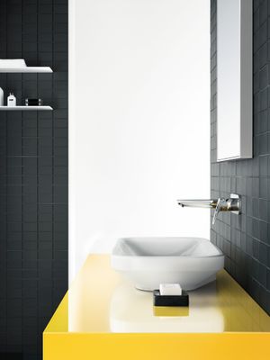 Hansgrohe 2-Loch Waschtischarmatur Unterputz Logis F-Set, 195 mm, Farbe chrom Bild 3
