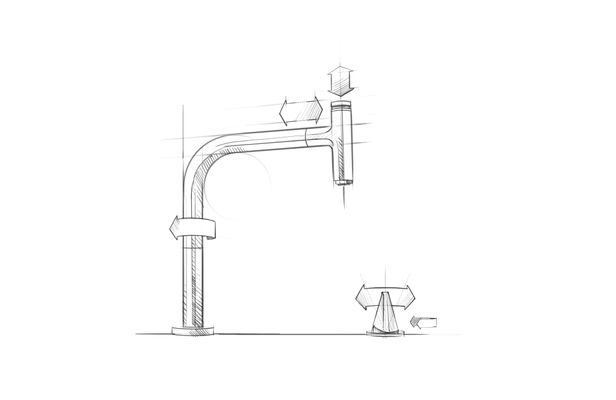 Hansgrohe 2-Loch SPTM 200 Metris Select M71 Ausziehauslauf 1jet sBox edelstahl-optik, 320 mm, Farbe silber Bild 3