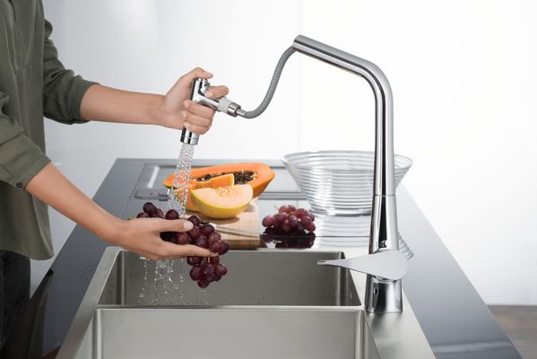 Hansgrohe 2-Loch SPTM 200 Metris Select M71 Ausziehbrause 2jet sBox, 320 mm, Farbe chrom Bild 13