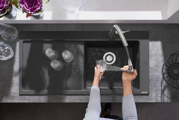 Hansgrohe Spültischmischer 220 Metris M71 Ausziehbrause 2jet sBox, 332 mm, Farbe chrom Bild 4