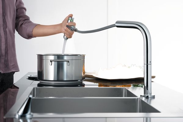Hansgrohe 2-Loch SPTM 200 Metris Select M71 Ausziehbrause 2jet sBox, 320 mm, Farbe chrom Bild 14