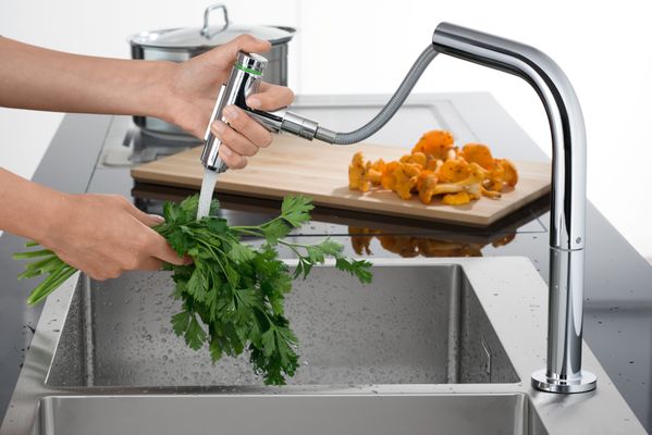 Hansgrohe 2-Loch SPTM 200 Metris Select M71 Ausziehbrause 2jet sBox, 320 mm, Farbe chrom Bild 15