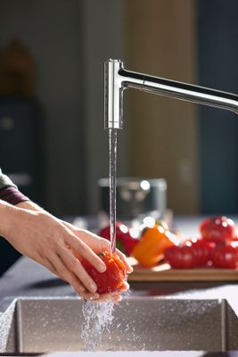 Hansgrohe Spültischmischer 320 Metris M71 Ausziehbrause 2jet sBox, 430 mm, Farbe chrom Bild 7