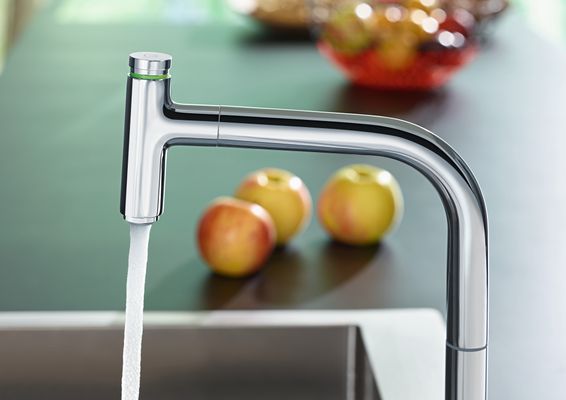 Hansgrohe 2-Loch SPTM 200 Metris Select M71 Ausziehauslauf 1jet sBox, 320 mm, Farbe chrom Bild 4