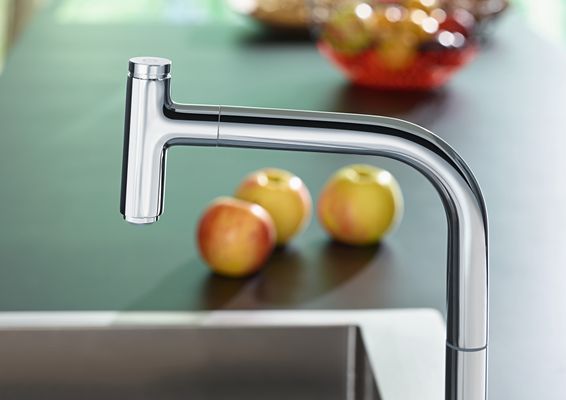 Hansgrohe 2-Loch SPTM 200 Metris Select M71 Ausziehauslauf 1jet sBox, 320 mm, Farbe chrom Bild 5