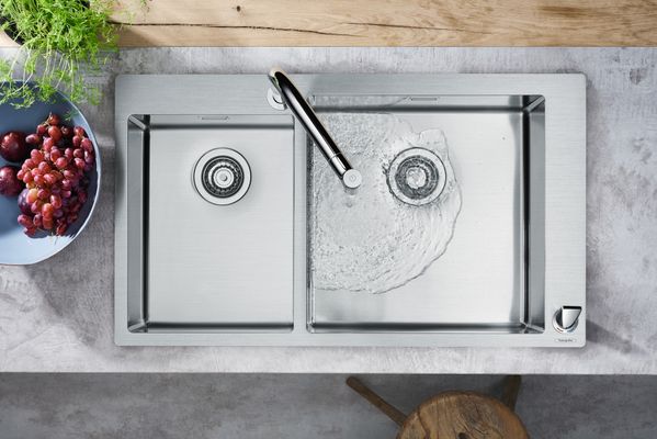Hansgrohe 2-Loch SPTM 200 Metris Select M71 Ausziehbrause 2jet sBox, 320 mm, Farbe chrom Bild 29