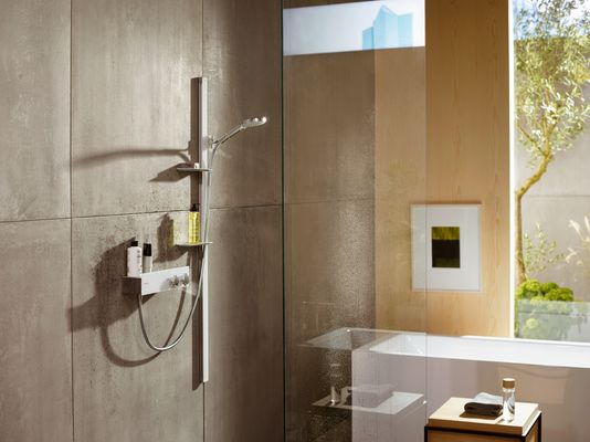 Hansgrohe Thermostat ShowerTablet 350 Brause Aufputz weiss / chrom, DN 15, Farbe weiß, chrom Bild 5