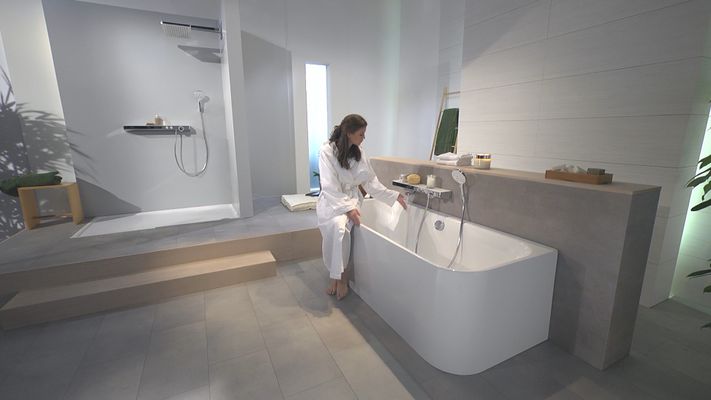 Hansgrohe Thermostat ShowerTablet Select 700 Wanne Aufputz, DN 15, Farbe chrom Bild 7
