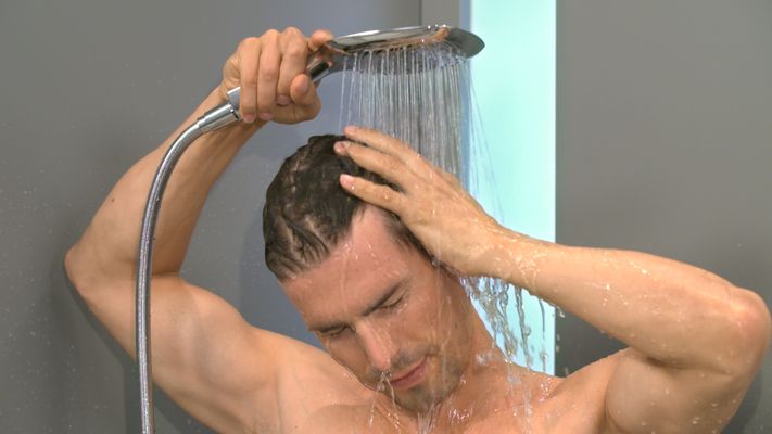 Hansgrohe Handbrause Raindance Select E 150 3jet EcoSmart, 105 mm, Farbe chrom Bild 6