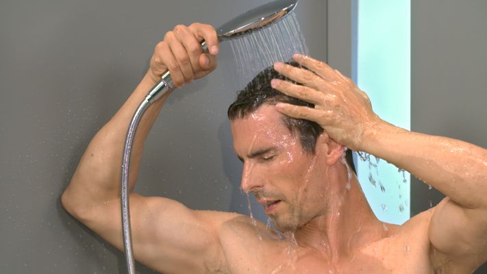 Hansgrohe Handbrause Raindance Select E 150 3jet EcoSmart, 105 mm, Farbe chrom Bild 8