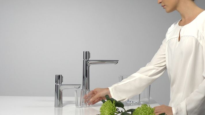 Hansgrohe Waschtischmischer 240 Talis Select E, ohne Ablaufgarnitur, Farbe chrom Bild 3
