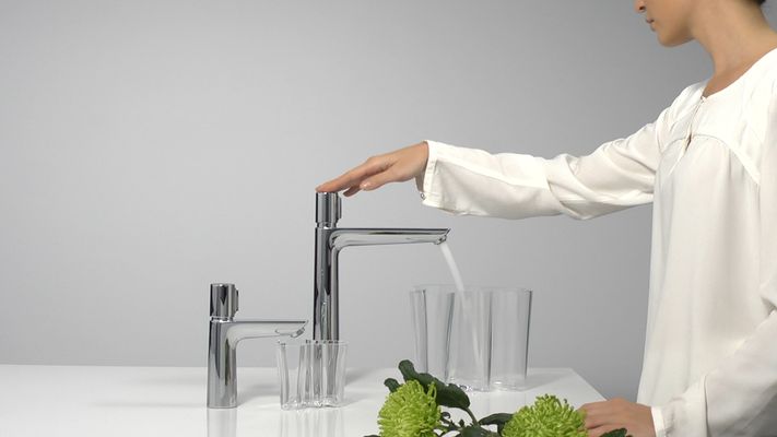 Hansgrohe Waschtischmischer 110 Talis Select E, ohne Ablaufgarnitur, Farbe chrom Bild 9